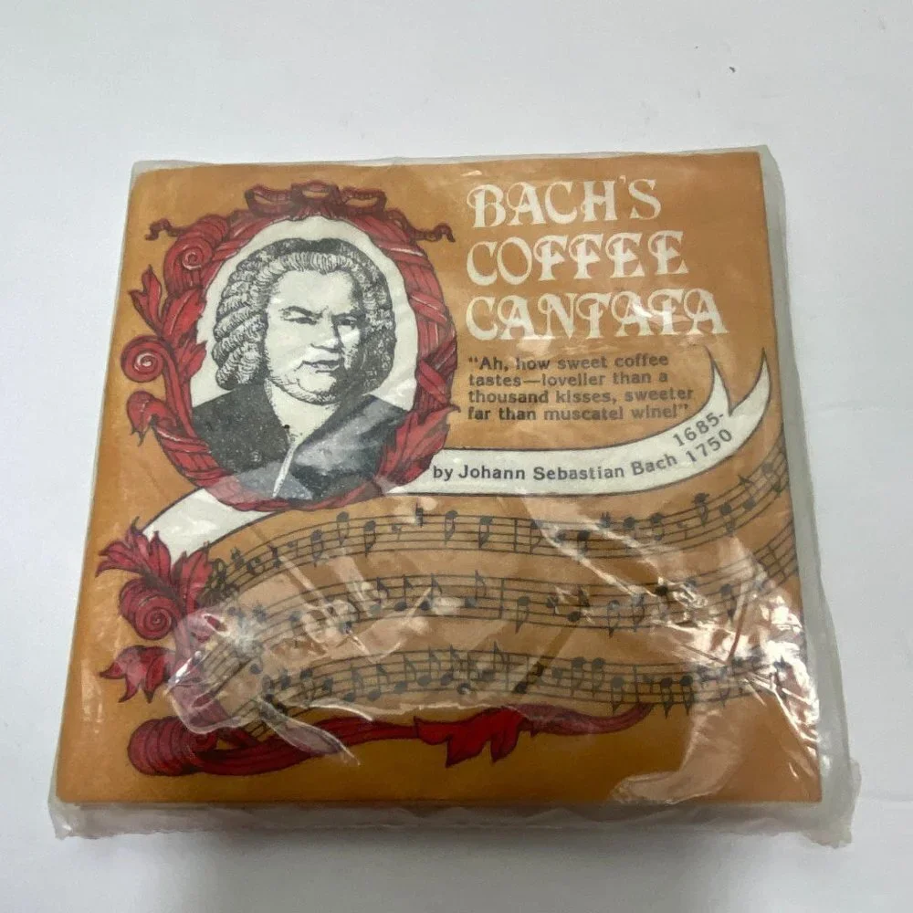 Vintage Cocktail Napkins 24 pc  Bach